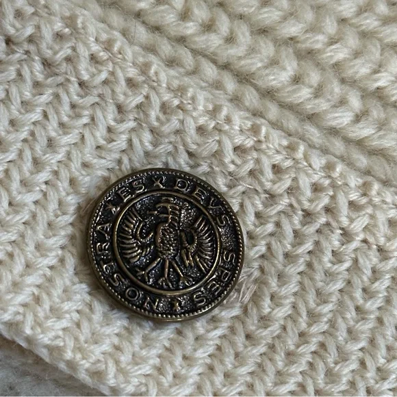 1960’s Tundra Virgin Wool Knit Cardigan fish cozy cabin aesthetic - Picture 6 of 9